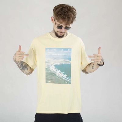 Koszulka 4F M2132 jasna żółta