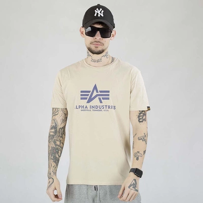 Koszulka Alpha Industries Basic 100501 beżowy