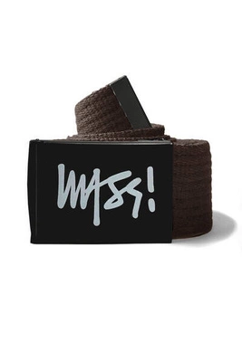 Pasek Mass Signature brązowy