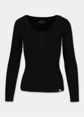 Long damski Pit Bull Rib czarny