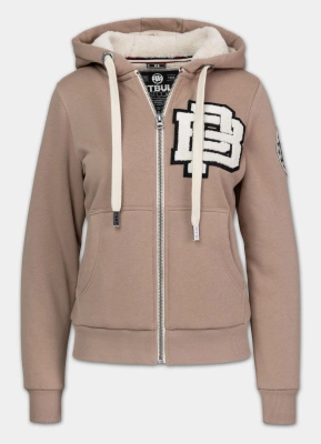 Bluza Pit Bull Hoodie Zip Ruffina PB brązowa