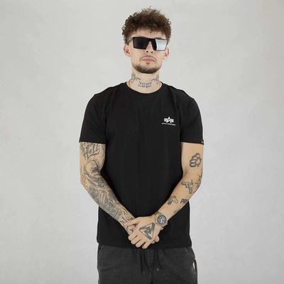 Koszulka Alpha Industries Basic Small Logo 188505C czarna