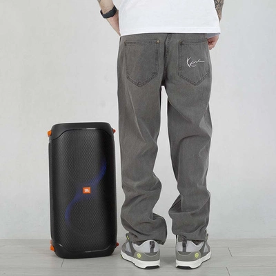 Spodnie Baggy Karl Kani Small Signature 6000499 jasny szary