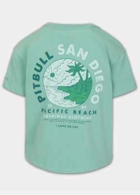 Koszulka Pit Bull Planet Surf miętowa