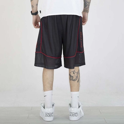 Spodenki Krótkie Stoprocent Sport100 Red czarne