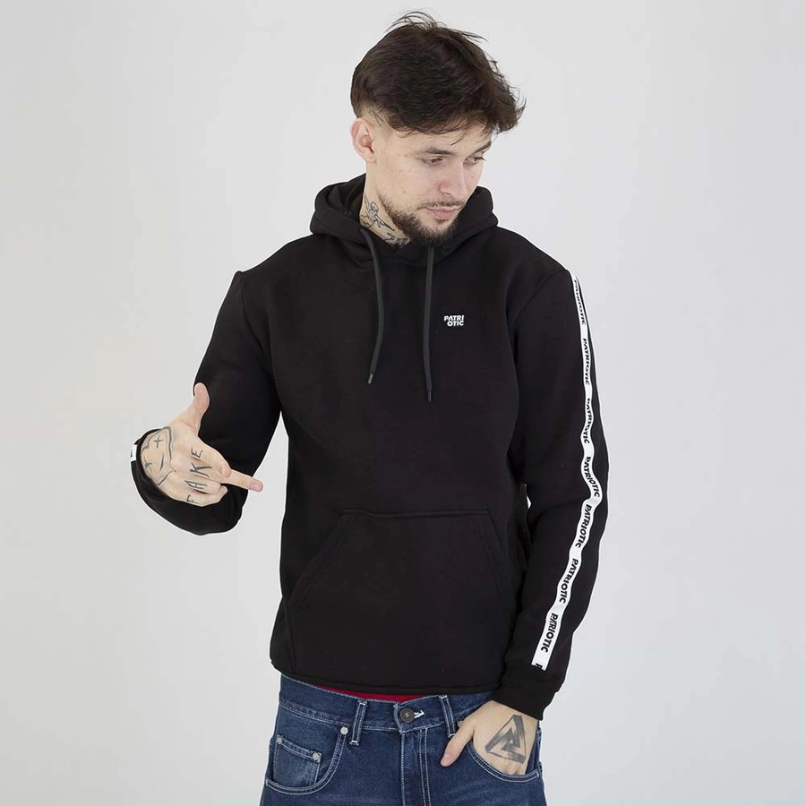Bluza Patriotic Hoodie CLS App Tape czarna
