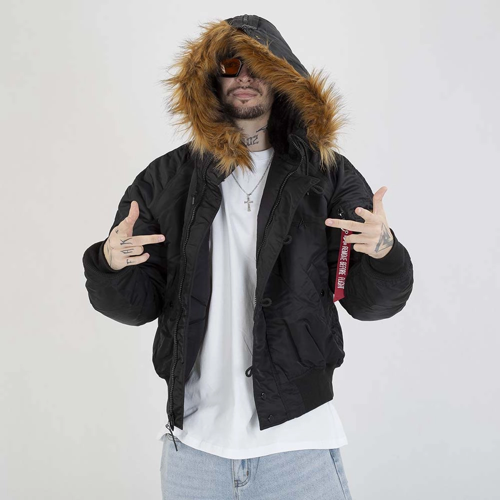 Kurtka Zimowa Alpha Industries N-2B Heritage czarna