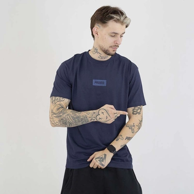 Koszulka Prosto Box Logo granatowa