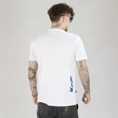 Koszulka Diil Frame biało niebieski