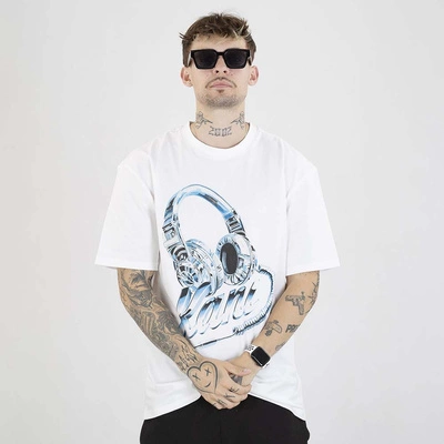 Koszulka Karl Kani Headphone Print PD00005347 biała