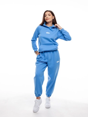 Bluza Nice View Brand Hoodie Small niebieska