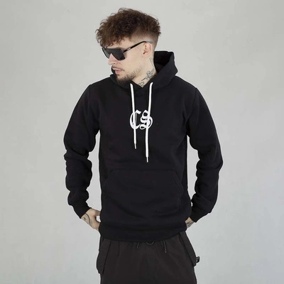 Bluza Hoodie Ciemna Strefa CS Gotyk czarno biała