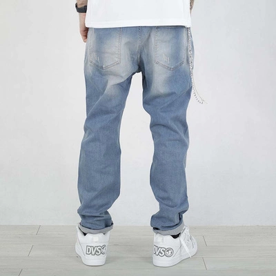 Spodnie I8 Denim BOY47 jasne niebieskie