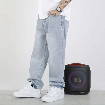 Spodnie Regular Prosto Bunker niebieskie