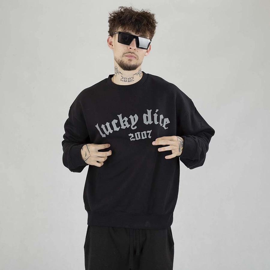 Bluza Crewneck Lucky Dice Bent Logo czarna