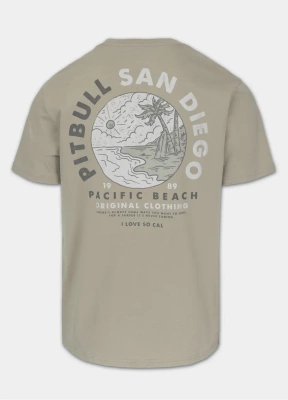 Koszulka Pit Bull Planet Surf szara oliwka