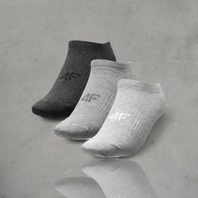Skarpety 4F Skiety 4F F197 3-pak szare grafitowe