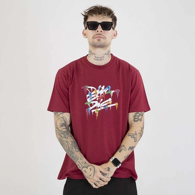 Koszulka Diil Die Splash bordowa