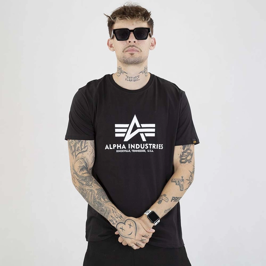 Koszulka Alpha Industries Basic 100501 czarny