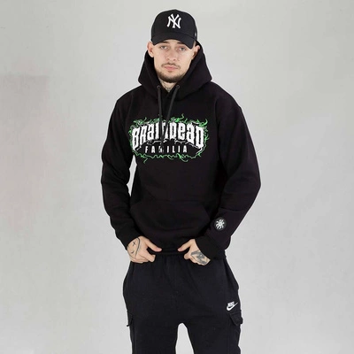 Bluza Brain Dead Familia Hoodie Ośmiornica czarno zielona