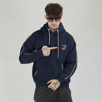 Bluza Grube Lolo Hoodie Mały Dymek granatowa