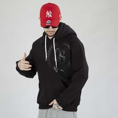 Bluza Hoodie Ciemna Strefa CS Reglan cała czarna