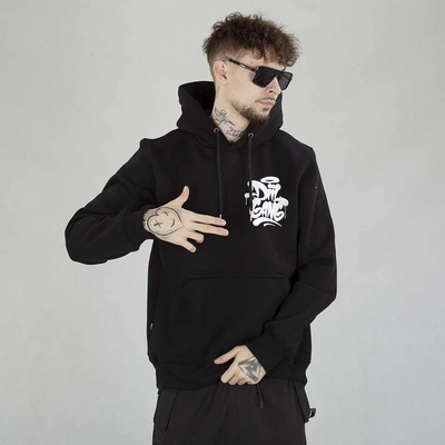 Bluza Hoodie Diil Tag Spray czarno biała