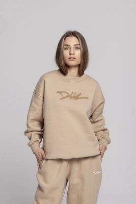 Bluza Diil Tag beżowa