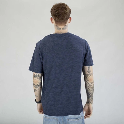 Koszulka Pit Bull Casual Hilltop granatowa melanż