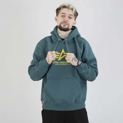 Bluza Alpha Industries Hoodie Basic 1783112 zielona