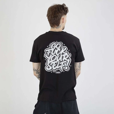 Koszulka Motive Yourself Back White Logo czarna