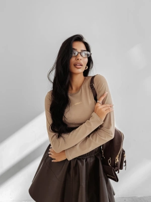 Bluzka Olavoga Simbi beżowa