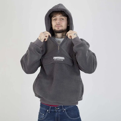 Kurtka Zimowa Mass Hoodie Frontside 2.0 szara