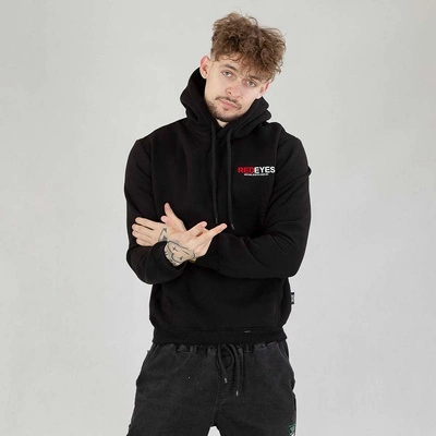 Bluza Hoodie Red Eyes Fuck Off czarno złota