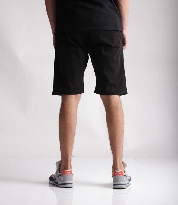 Mass Chino Classics Straight Fit Spodnie Krótkie Black