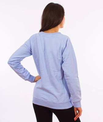 Diamante-DI Crewneck Damski Bluza Błękitna