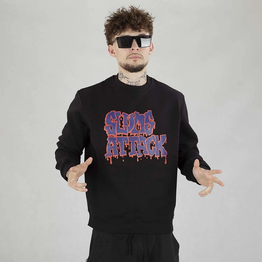 Bluza Crewneck RPS Rychu Peja Solufka Old Logo Kolor czarna