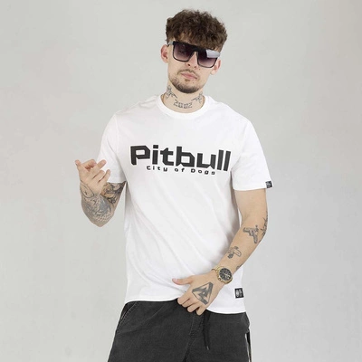 Koszulka Pit Bull City Of Dogs biała