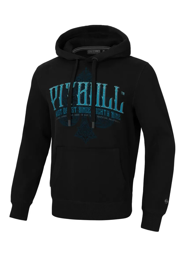 Bluza Pit Bull Hoodie Blue Skull czarna