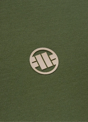 Koszulka Polo Pit Bull Regular Pique Stripes oliwkowa