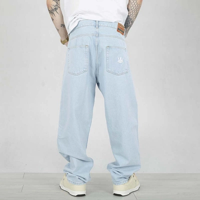 Spodnie Baggy Jigga Wear Crown Jeans light blue