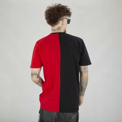 Koszulka Demonologia Nożyczki Two Tone  czarno czerwona