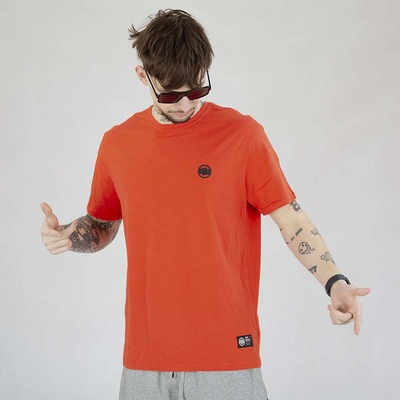 Koszulka Pit Bull Small Logo płomienna czerwień
