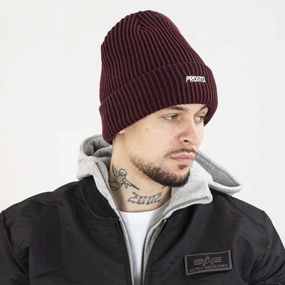 Czapka Zimowa Prosto Ultra bordowa