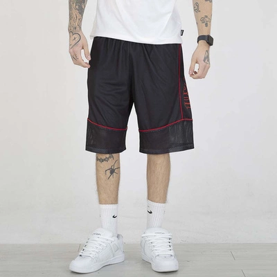 Spodenki Krótkie Stoprocent Sport100 Red czarne