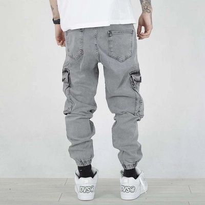 Spodnie Jogger I8 Denim BOY41 Cargo szare