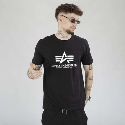 Koszulka Alpha Industries Basic T 2Pack 106524 czarny biały