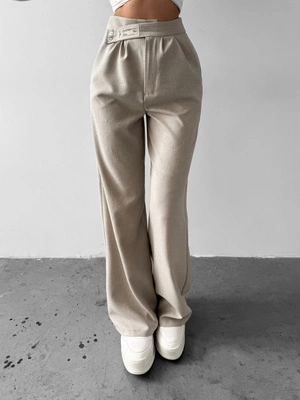 Spodnie Damskie Olavoga Korsada beżowe