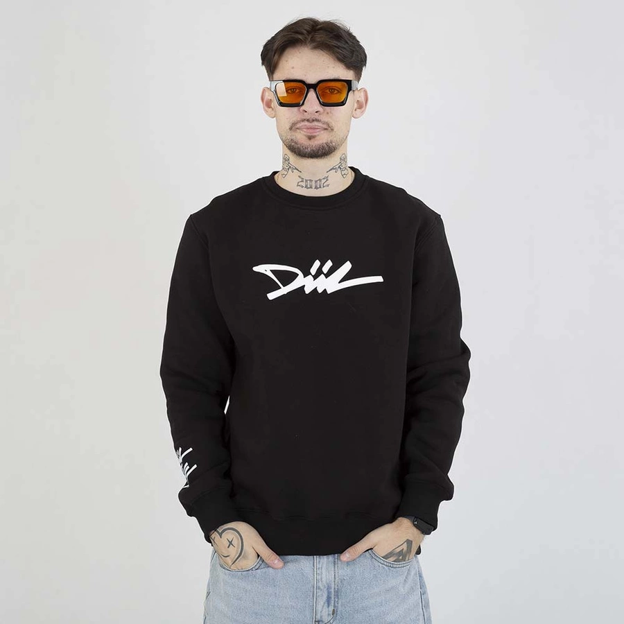Bluza Diil Crewneck 3D czarna