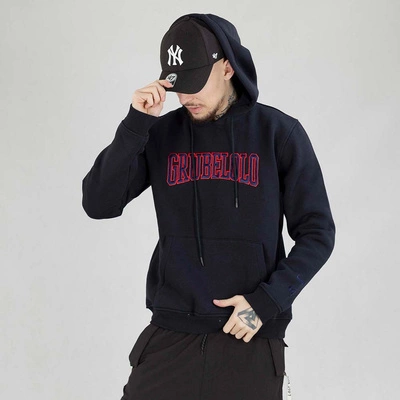 Bluza Grube Lolo hoodie Writing granatowa